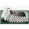 Image 5 : Rolex Mens 36 Silver Diamond Stainless Steel With Rolex Box