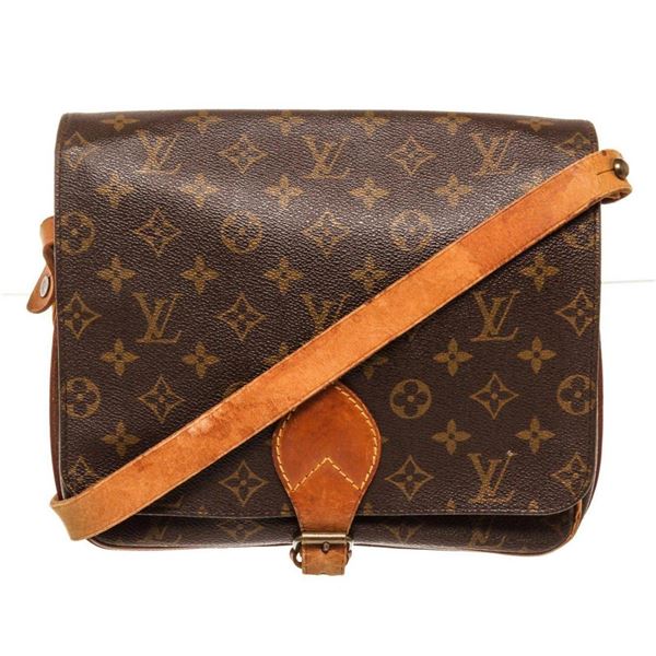 Louis Vuitton Brown Cartouchiere GM Crossbody Bag