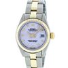 Image 2 : Rolex Ladies 2 Tone Yellow Gold & Stainless Steel Cream Jubilee Datejust Wristwa