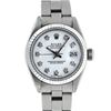 Image 1 : Rolex Ladies Stainless Steel White Diamond 26MM Oyster Band Datejust