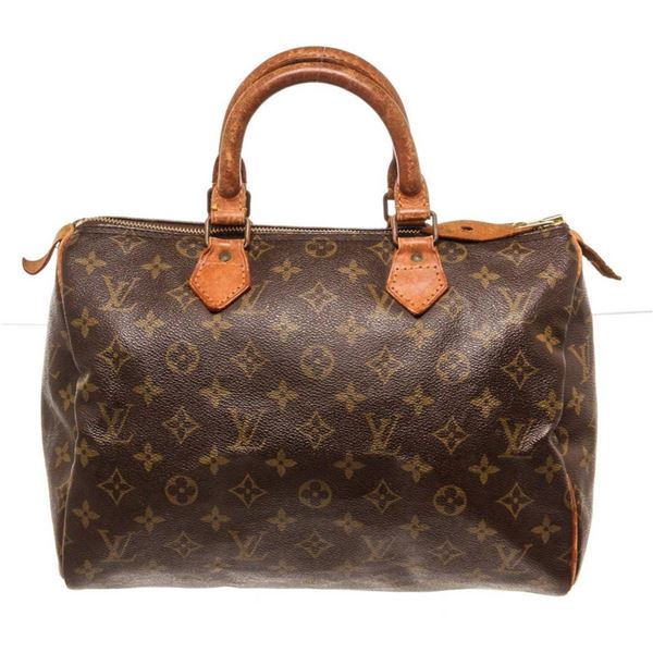 Louis Vuitton Brown Speedy 30cm Satchel Bag