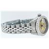 Image 4 : Rolex Ladies Stainless Steel Quickset Yellow Diamond Lugs Jubilee Datejust Wrist