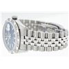 Image 9 : Rolex Stainless Steel 36MM Blue Index Diamond Oyster Perpetual Datejust Wristwat