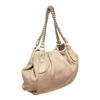 Image 3 : Prada Beige Metallic Leather Chain Shoulder Bag