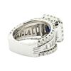 Image 3 : 3.62 ctw Round Brilliant Cut Diamond And Diamond Ring - 18KT White Gold