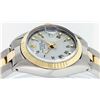 Image 8 : Rolex Ladies 2 Tone White Index 26MM Oyster Band Fluted Datejust Wristwatch