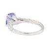 Image 3 : 2.34 ctw Sapphire and Diamond Ring - 18KT White Gold