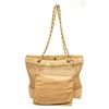 Image 1 : Chanel Gold Mesh Strow Tote Bag