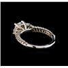 Image 3 : 0.90 ctw Diamond Ring - 14KT White Gold