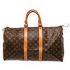 Image 1 : Louis Vuitton Brown Monogram Keepall 45cm Travel Bag