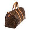 Image 3 : Louis Vuitton Brown Monogram Keepall 45cm Travel Bag