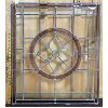 Image 1 : LEAD GLASS WINDOW - 25.5IN X 29.5IN