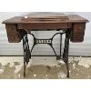 Image 1 : SINGER SEWING MACHINE W/ CAST IRON BASE - 29IN X 26IN X 19IN