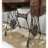 Image 3 : SINGER SEWING MACHINE W/ CAST IRON BASE - 29IN X 26IN X 19IN