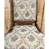 Image 3 : FLORAL UPHOLSTERED CHAIR - 19IN X 19IN X 38IN