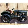 Image 1 : LARGE PLASTER? DECORATIVE TRACTOR - 19.5IN LONG 