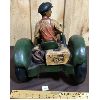 Image 2 : LARGE PLASTER? DECORATIVE TRACTOR - 19.5IN LONG 