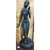 Image 1 : BRONZE FIGURAL STATUE - 21IN TALL