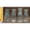 Image 1 : LOT OF 4 - DAIRY PINT BOTTLES - ROSELAWN FARMS, HARRIS AND SONS X2, CLOVERDALE
