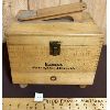 Image 2 : WOODEN SHOE SHINE BOX WITH CONTENTS - 10.5IN X 12IN X 7.5IN