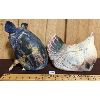 Image 2 : LOT OF 2 - CHICKEN AND PIG COIN BANKS -  TALL