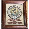 Image 4 : LOT OF 3 - WORLD'S NAVY TOBACCO TIN, PLAYER'S MIRROR AND WOODEN CARVED PIPE