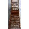 Image 2 : TEAK LOUNGER - 60IN