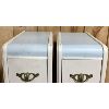 Image 4 : LOT OF 2 - WOODEN BEDSIDE TABLES - 29.5IN X 17IN X 12IN
