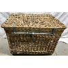 Image 1 : LARGE WICKER TRUNK - 39IN X 29IN X 27IN