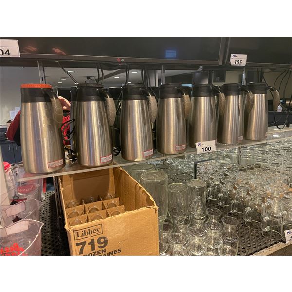 7 STAINLESS STEEL COFFEE CARAFES