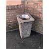 Image 2 : 2 STONE AND CONCRETE STANDING ASH TRAYS