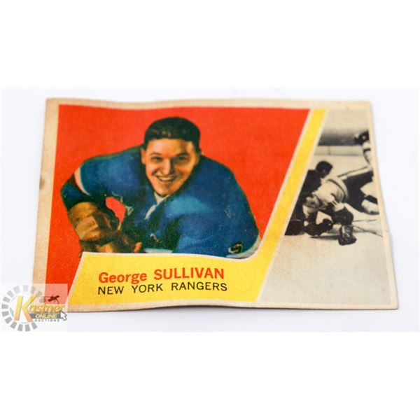 1963-64 TOPPS #44- GEORGE SULLIVAN COLLECTIBLE