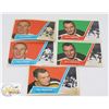 Image 1 : LOT OF 5 1962-63 TOPPS COLLECTIBLE NHL CARDS;