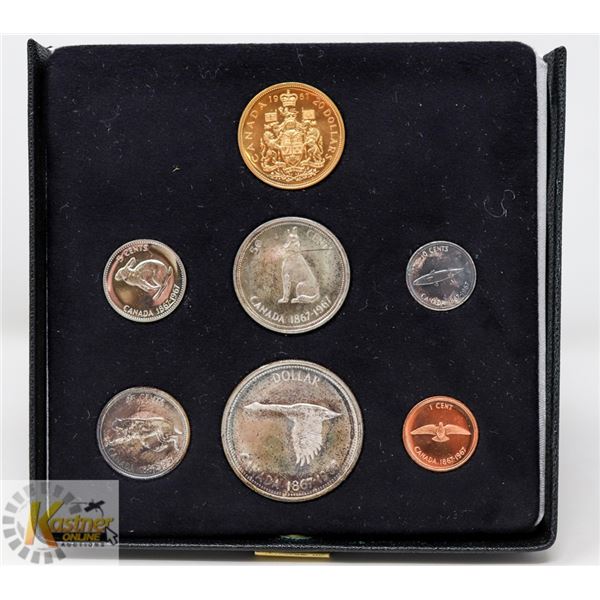 RCM CENTENNIAL 1867-1967 22KT GOLD & SILVER