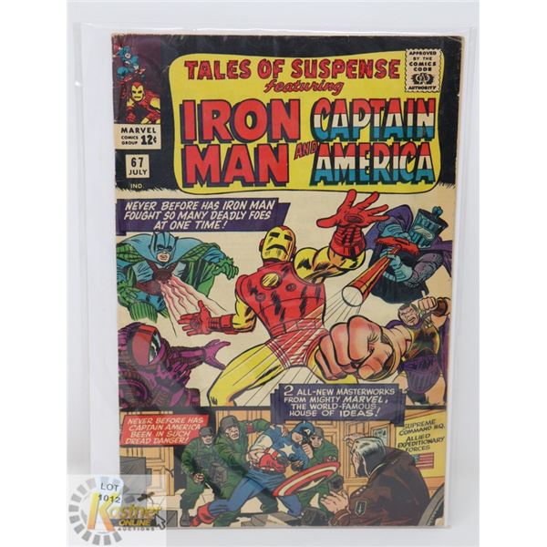 1965 MARVEL COMICS 12 CENT ISSUE NO.67 JULY