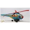 Image 1 : VINTAGE TIN LITHOGRAPH "TOY TOWN AIRWAYS" WIND