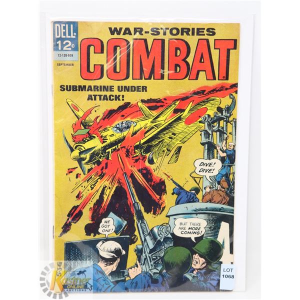 1966 DELL 12 CENT SEPT NO. 21 WAR STORIES COMBAT