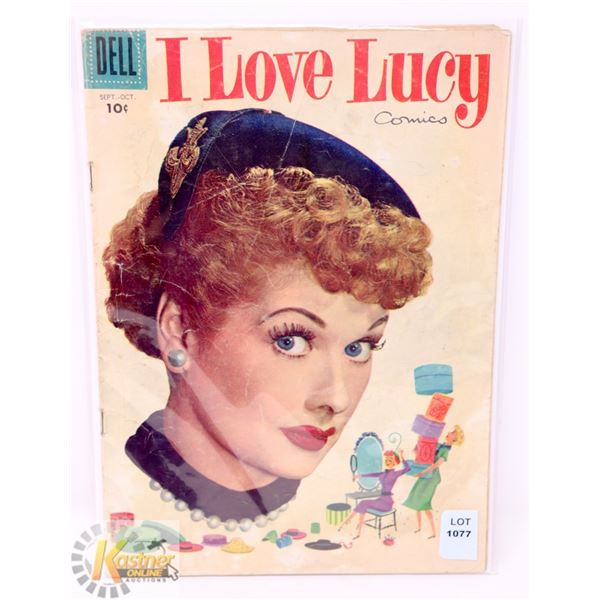 1956 DELL 10 CENT SEPT-OCT VOL 1 NO. 12 "I LOVE