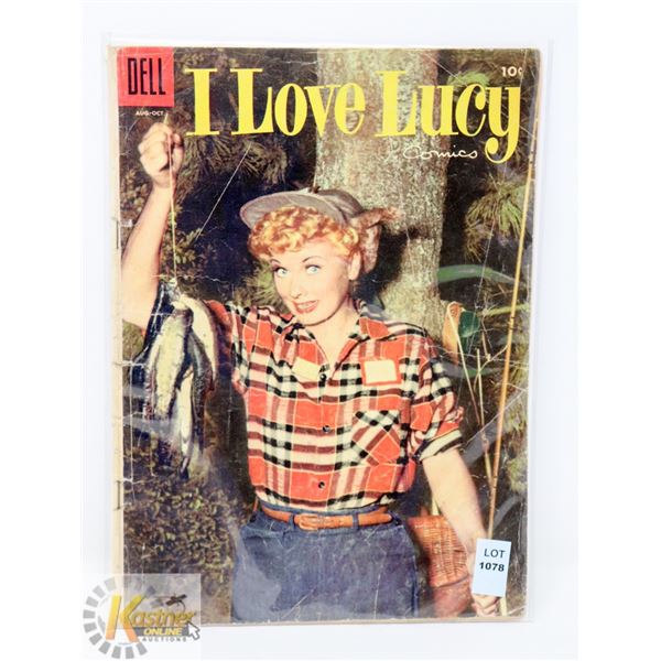 1955 DELL 10 CENT AUG- OCT " I LOVE LUCY"