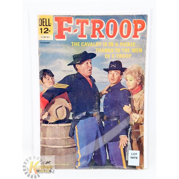 1966 DELL 12 CENT NOV " F- TROOP" COLLECTIBLE
