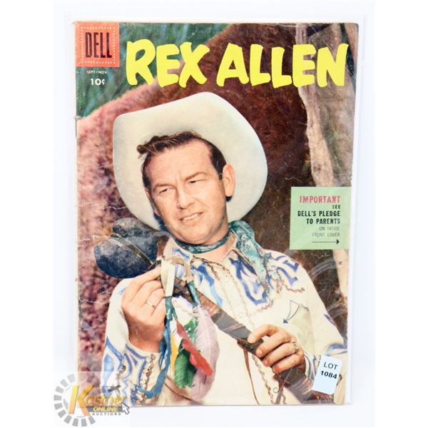 1955 DELL 10 CENT SEPT- NOV " REX ALLEN"