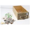 Image 1 : CRACKED SAFE* SECURITY BOX FULL OF ASSORTED COINS