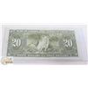Image 2 : 1937 CANADIAN $20 BILL