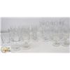 Image 1 : 19PC OF CRYSTAL CROSS CUT WINE GLASSES