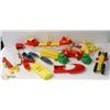Image 1 : LARGE LOT OF "RELIABLE" HARD PLASTIC 1960'S TOYS