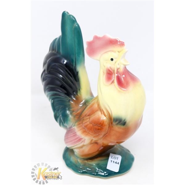 ESTATE CERAMIC ROOSTER ORNAMENT