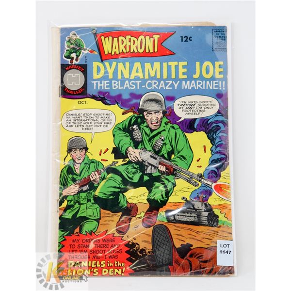 1966 HARVEY THRILLER 12 CENT OCT NO. 36 WARFRONT