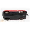 Image 6 : VINTAGE RARE JAPANESE RED TIN FRICTION CAR WITH