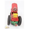 Image 4 : JAPAN MADE VINTAGE TIN TOY TRACTOR WITH TRAILER