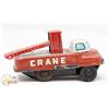 Image 1 : VINTAGE TIN LITHOGRAPHED CRANE TOY- MADE IN JAPAN